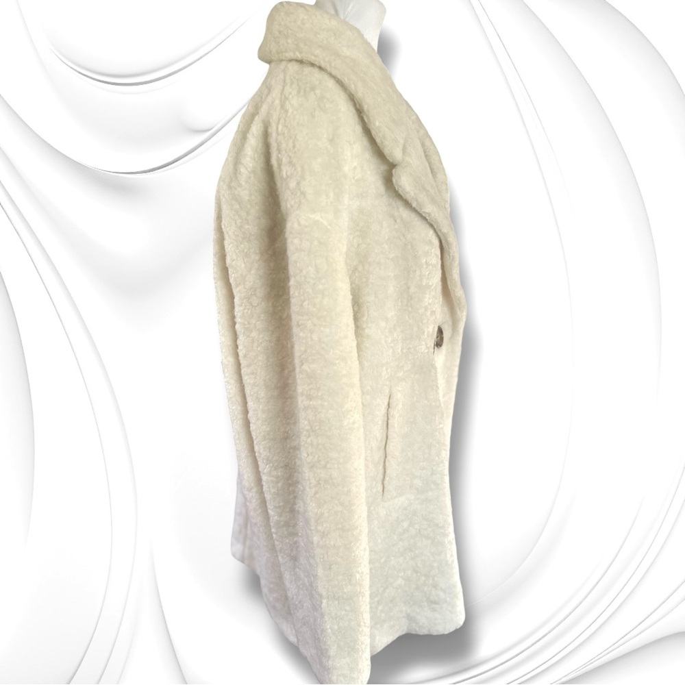 kate spade new york Teddy Faux Dux Wool Coat Size Medium - Picture 5 of 10
